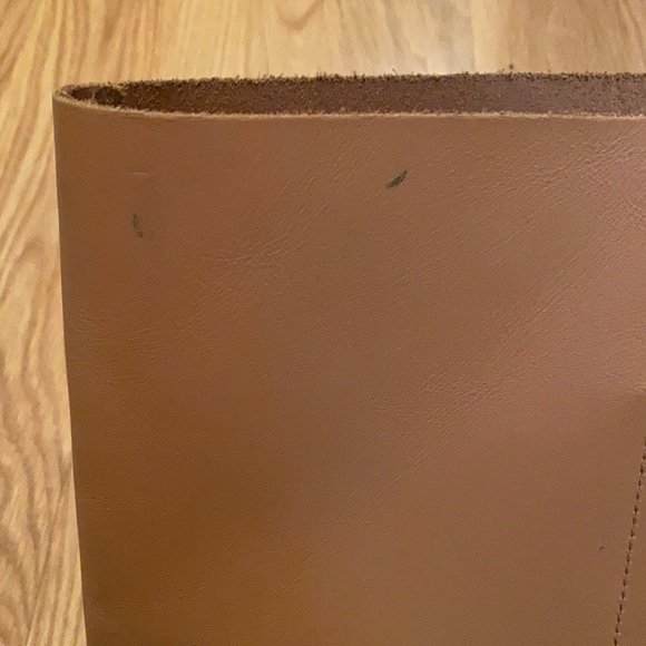 FEED Project Tote Camel Leather Shopping Bag - FEED a 100 - Picture 10 of 12
